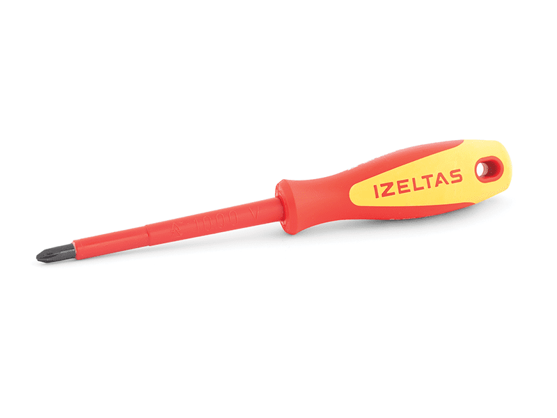 İZELTAŞ 1000V İZOLE ELEKTRİKÇİ TORNAVİDA 6X100 YILDIZ